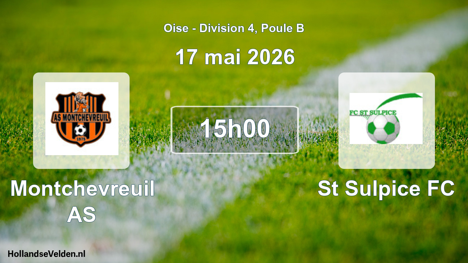 Scheduled Match: Montchevreuil AS - St Sulpice FC (17 May 2026)