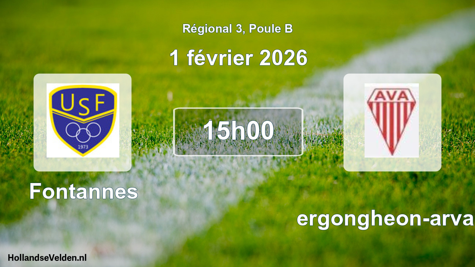 Scheduled Match: Fontannes - Vergongheon-arvan (1 February 2026)