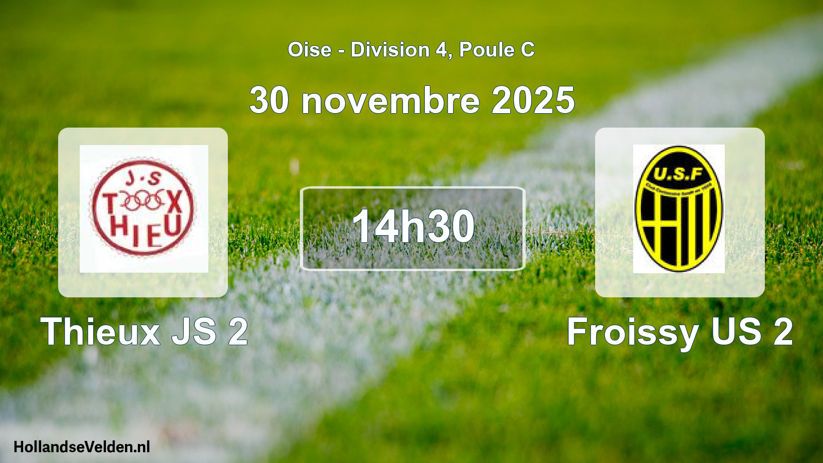 Scheduled Match: Thieux JS 2 - Froissy US 2 (30 November 2025)