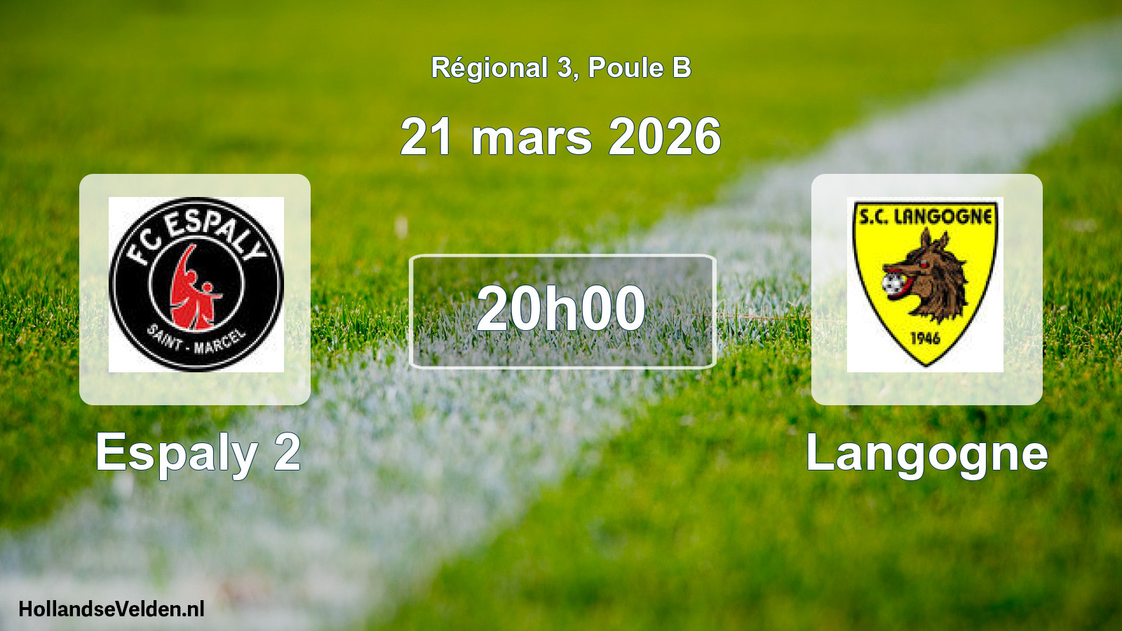 Geplande wedstrijd: Espaly 2 - Langogne (21 maart 2026)