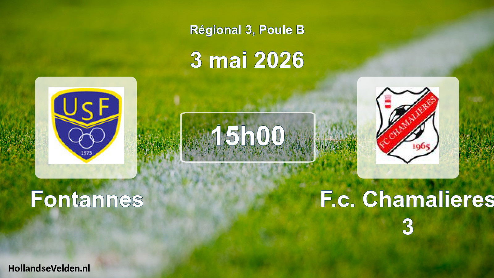 Scheduled Match: Fontannes - F.c. Chamalieres 3 (3 May 2026)