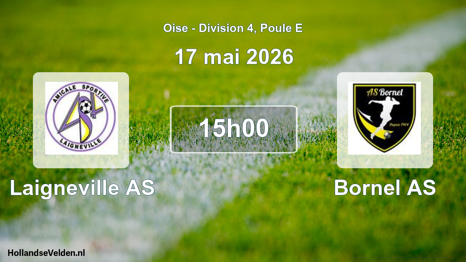 Geplande wedstrijd: Laigneville AS - Bornel AS (17 mei 2026)
