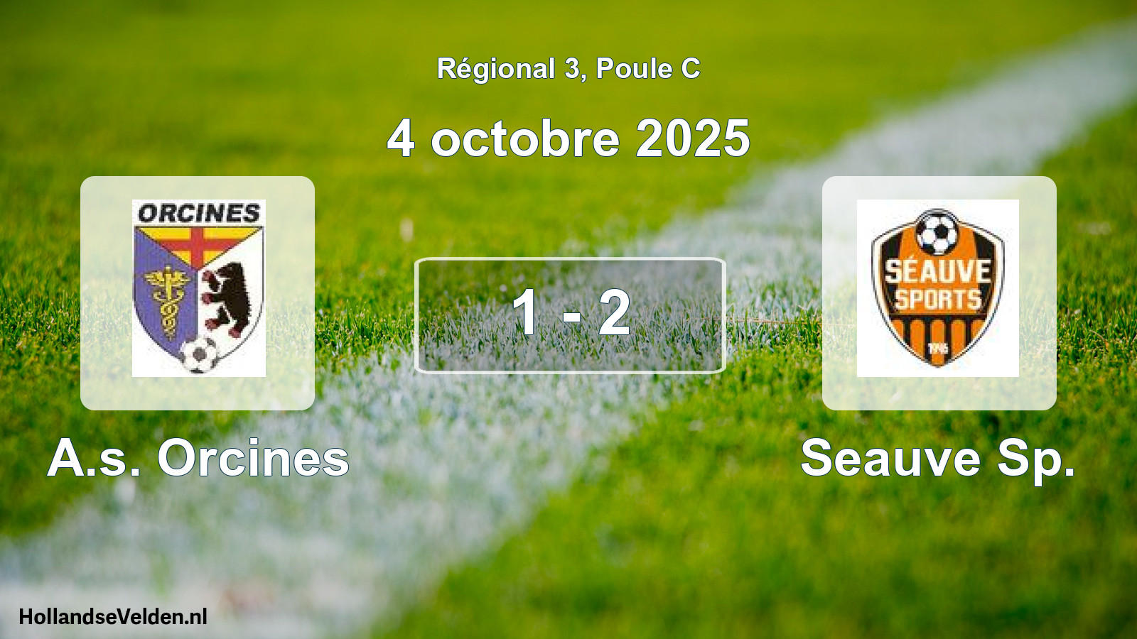 Total number of matches played: A.s. Orcines - Seauve Sp. 1 - 2 (4 October 2025)