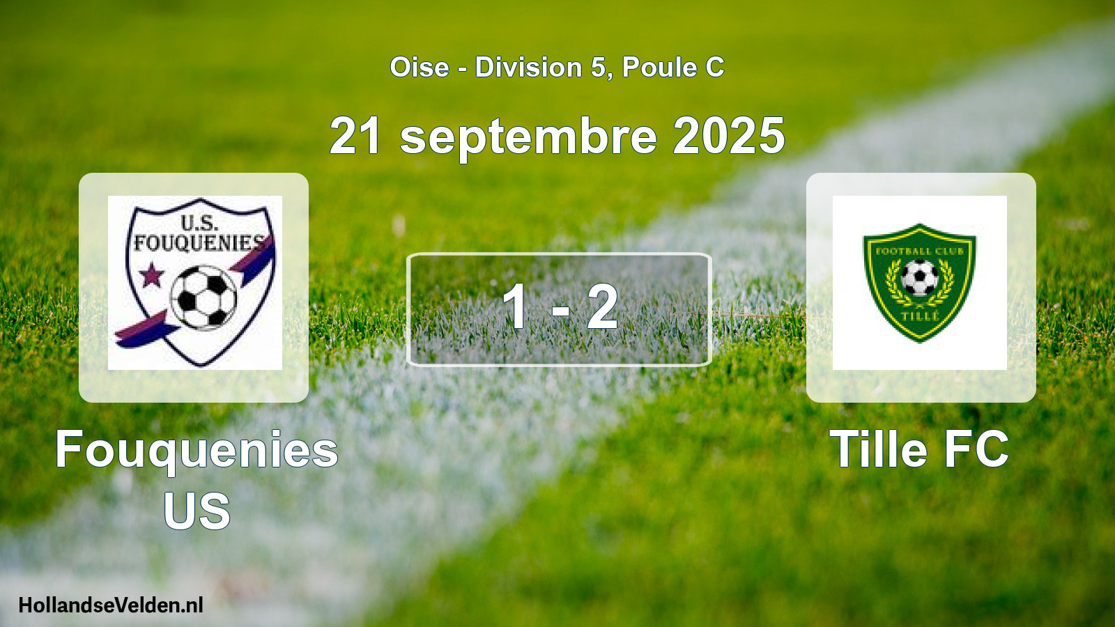 Gespeelde wedstrijd: Fouquenies US - Tille FC 1 - 2 (21 september 2025)