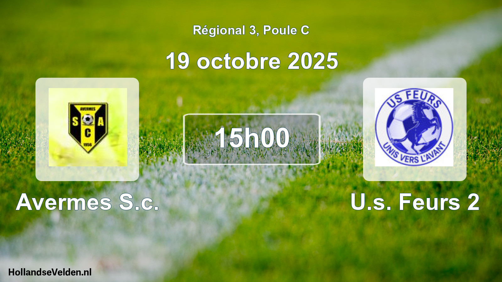 Scheduled Match: Avermes S.c. - U.s. Feurs 2 (19 October 2025)