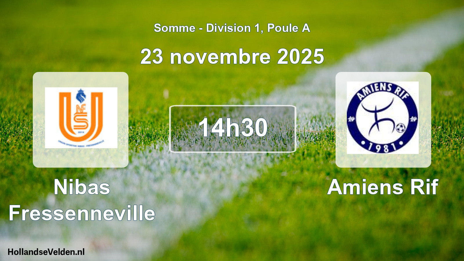 Scheduled Match: Nibas Fressenneville - Amiens Rif (23 November 2025)