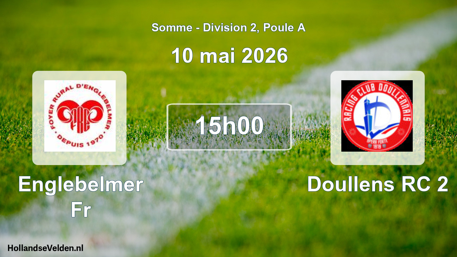 Match programmé: Englebelmer Fr - Doullens RC 2 (10 mai 2026)