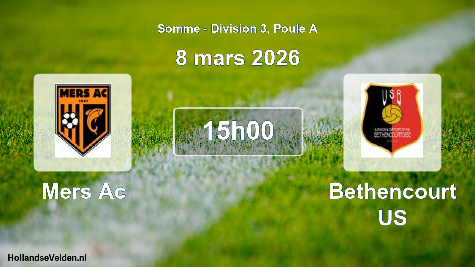 Scheduled Match: Mers Ac - Bethencourt US (8 March 2026)