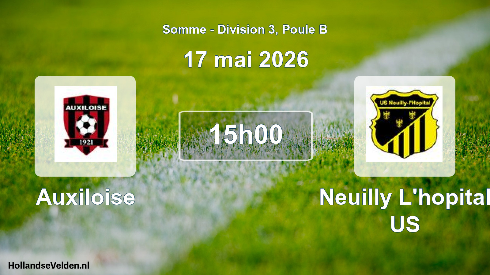 Scheduled Match: Auxiloise - Neuilly L'hopital US (17 May 2026)