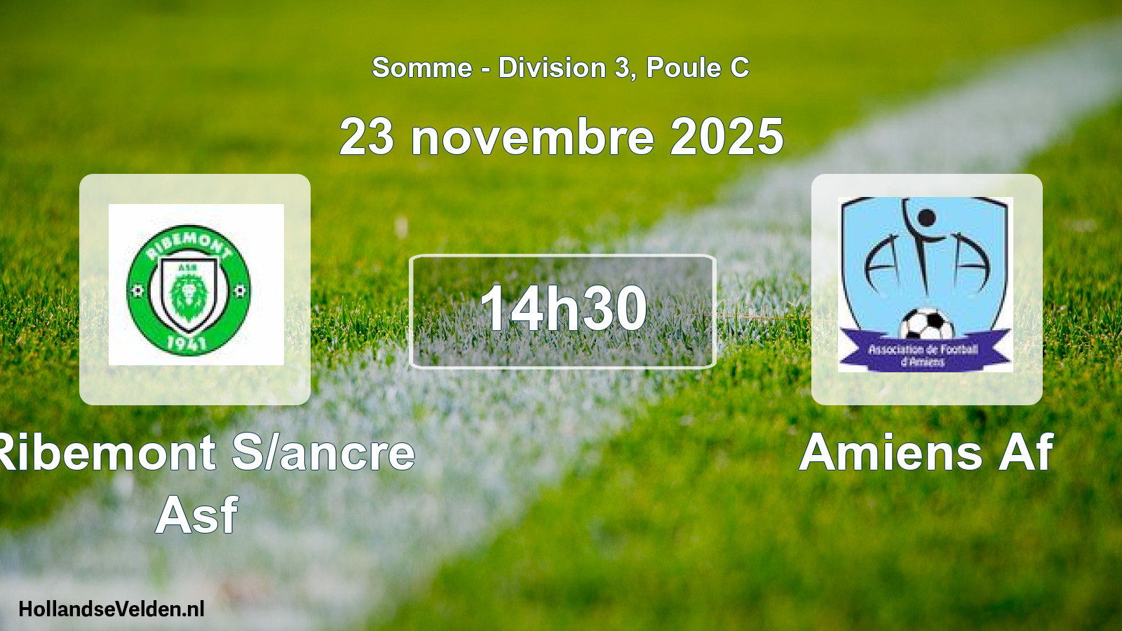 Scheduled Match: Ribemont S/ancre Asf - Amiens Af (23 November 2025)