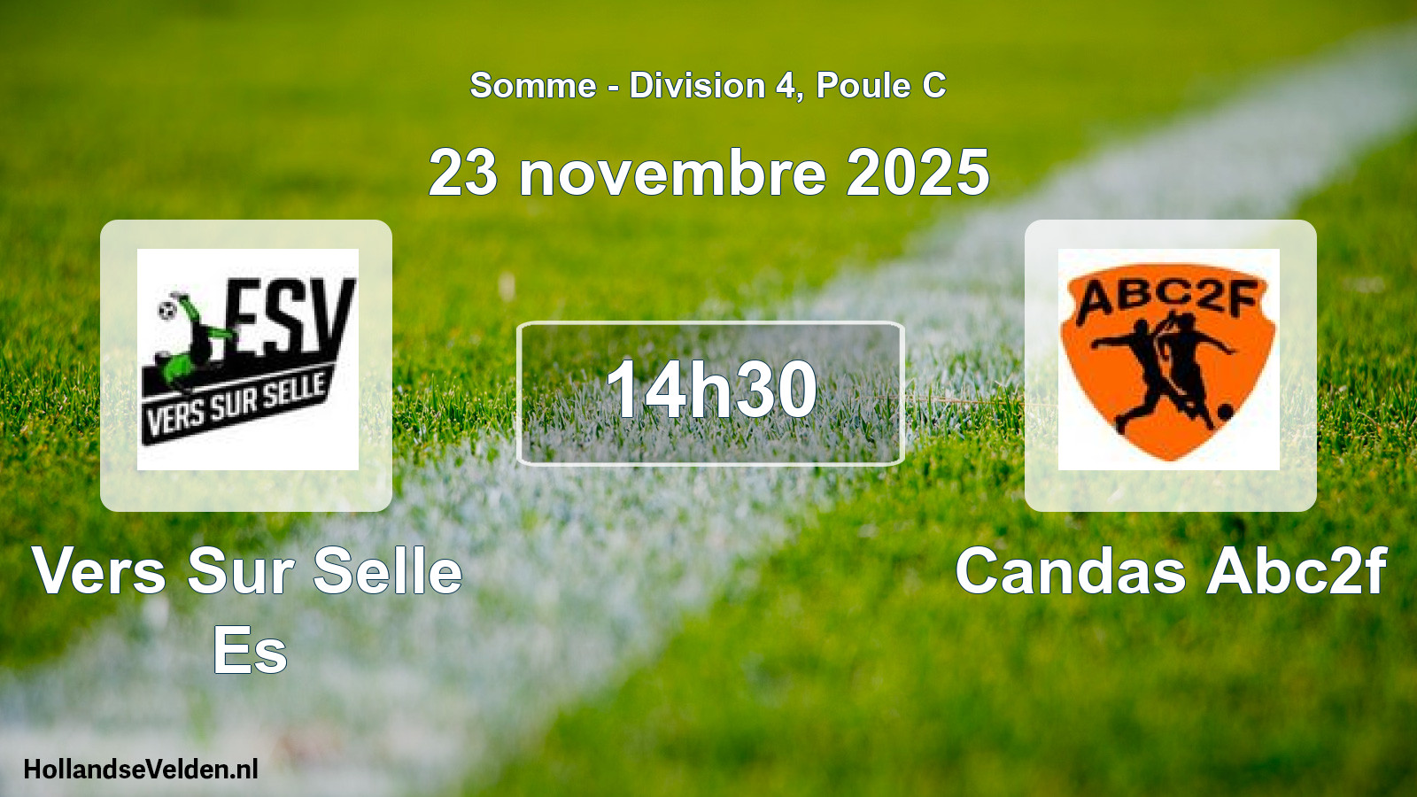 Match programmé: Vers Sur Selle Es - Candas Abc2f (23 novembre 2025)