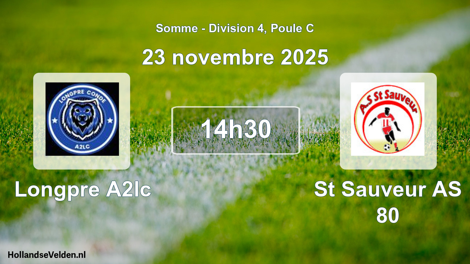 Match programmé: Longpre A2lc - St Sauveur AS 80 (23 novembre 2025)