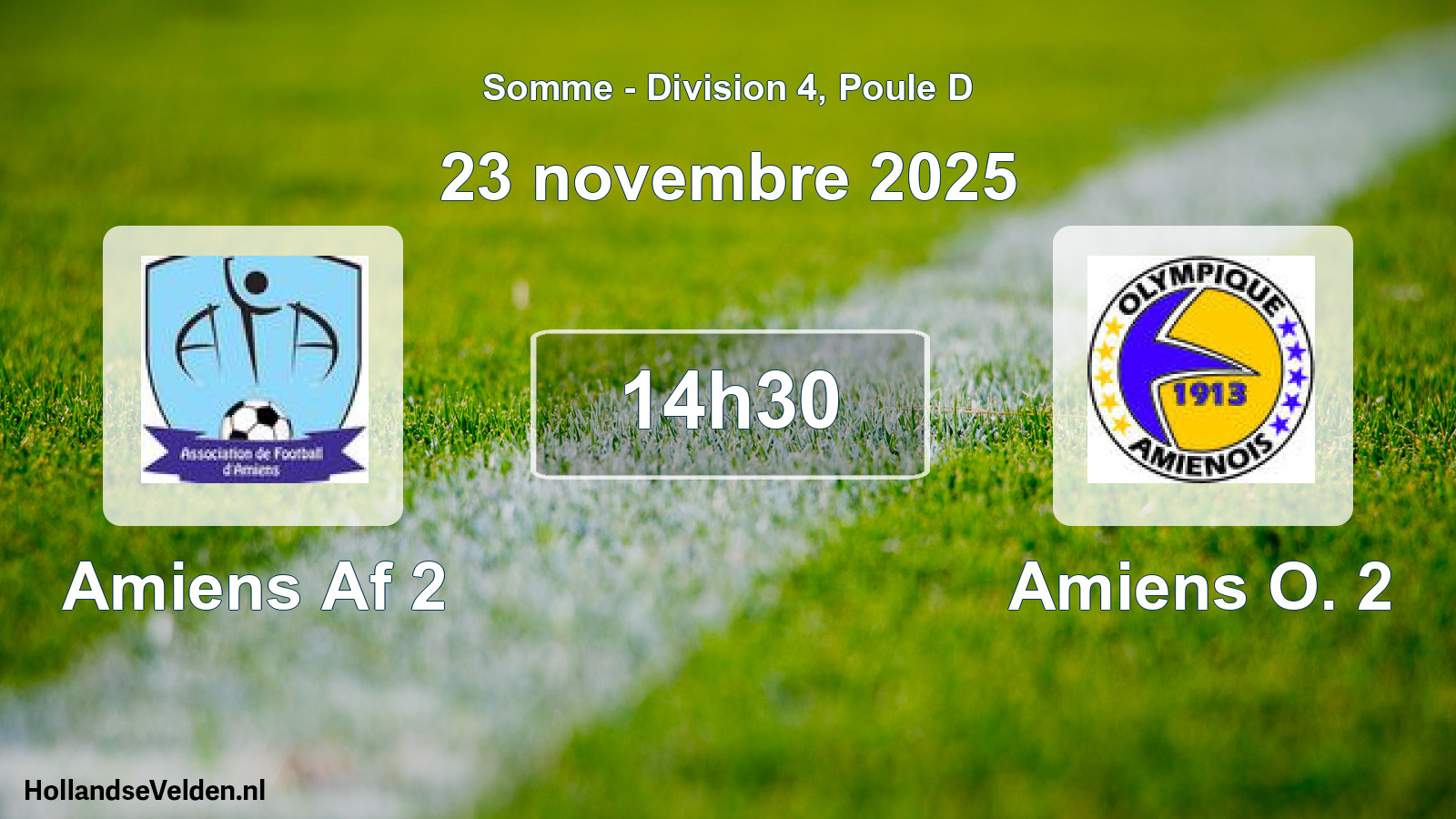 Geplande wedstrijd: Amiens Af 2 - Amiens O. 2 (23 november 2025)
