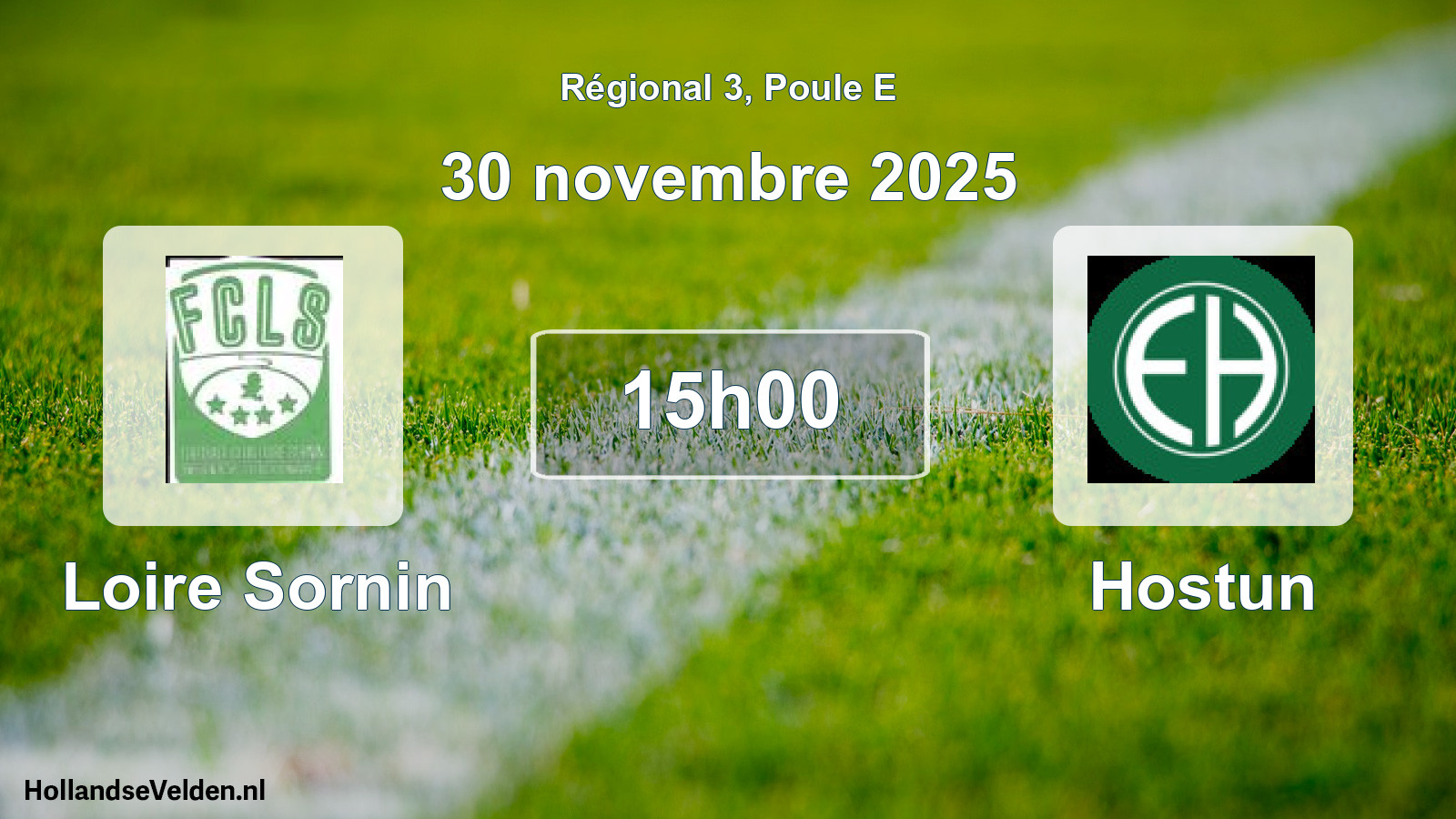 Geplande wedstrijd: Loire Sornin - Hostun (30 novembre 2025)