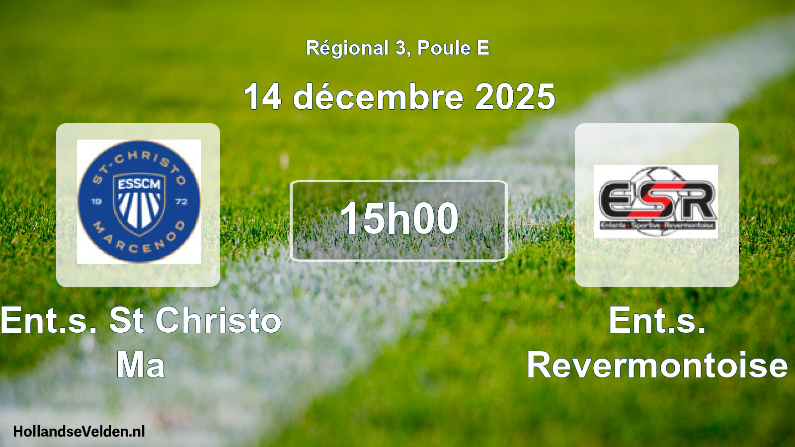 Scheduled Match: Ent.s. St Christo Ma - Ent.s. Revermontoise (14 December 2025)