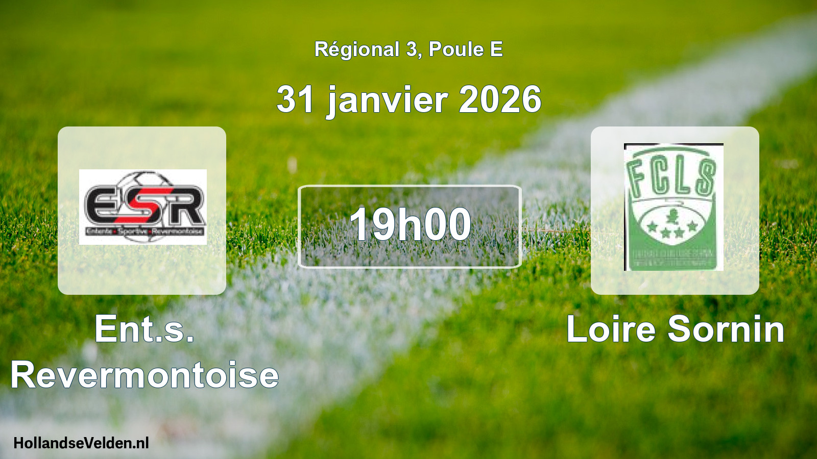 Scheduled Match: Ent.s. Revermontoise - Loire Sornin (31 January 2026)