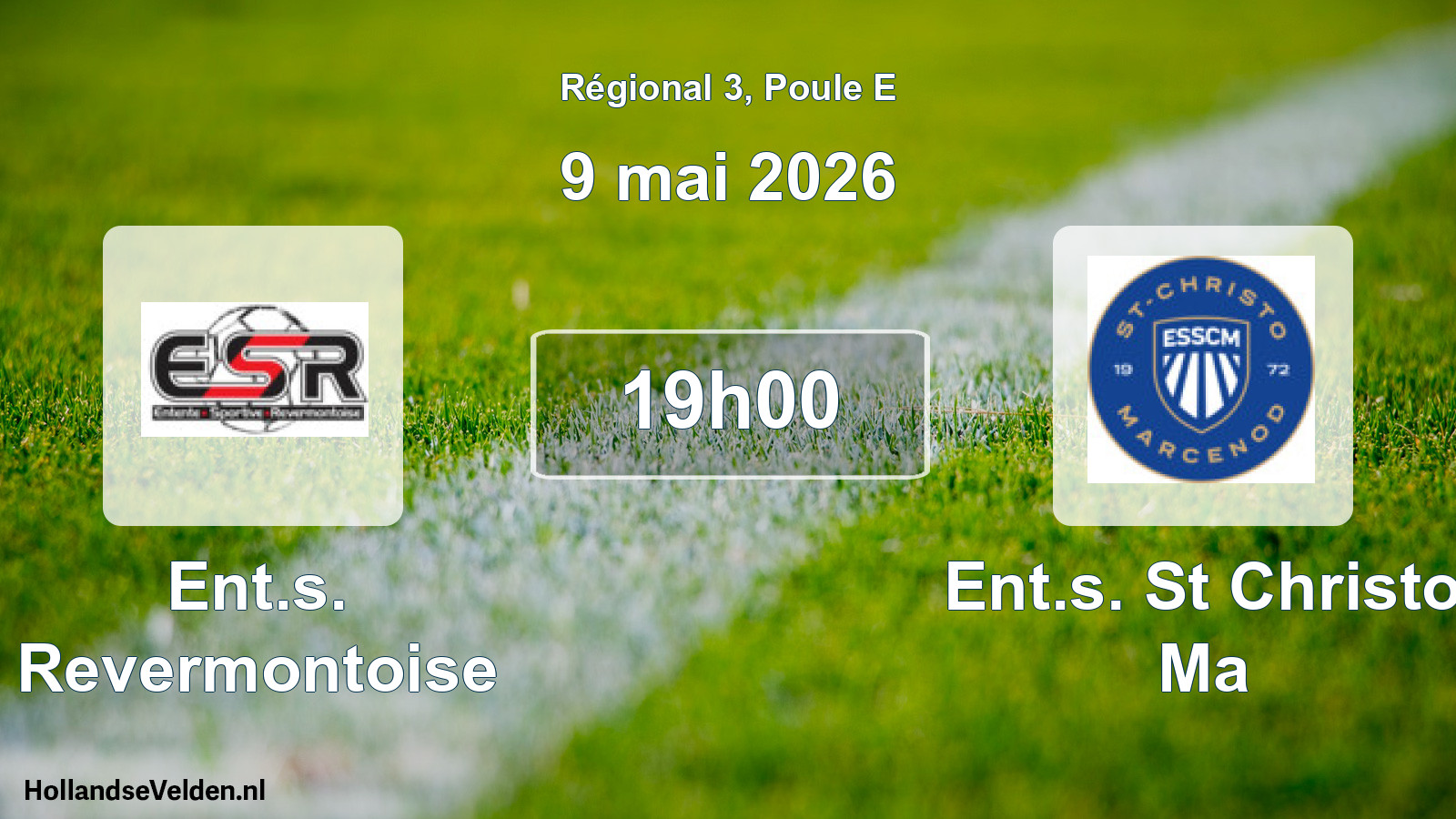 Scheduled Match: Ent.s. Revermontoise - Ent.s. St Christo Ma (9 May 2026)