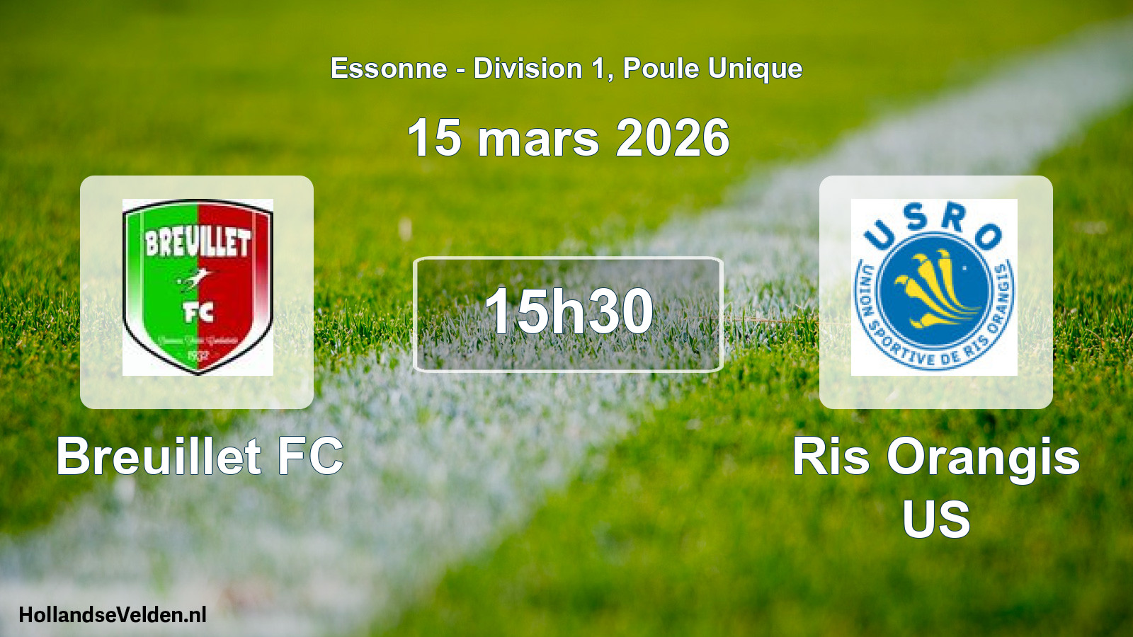 Scheduled Match: Breuillet FC - Ris Orangis US (15 March 2026)