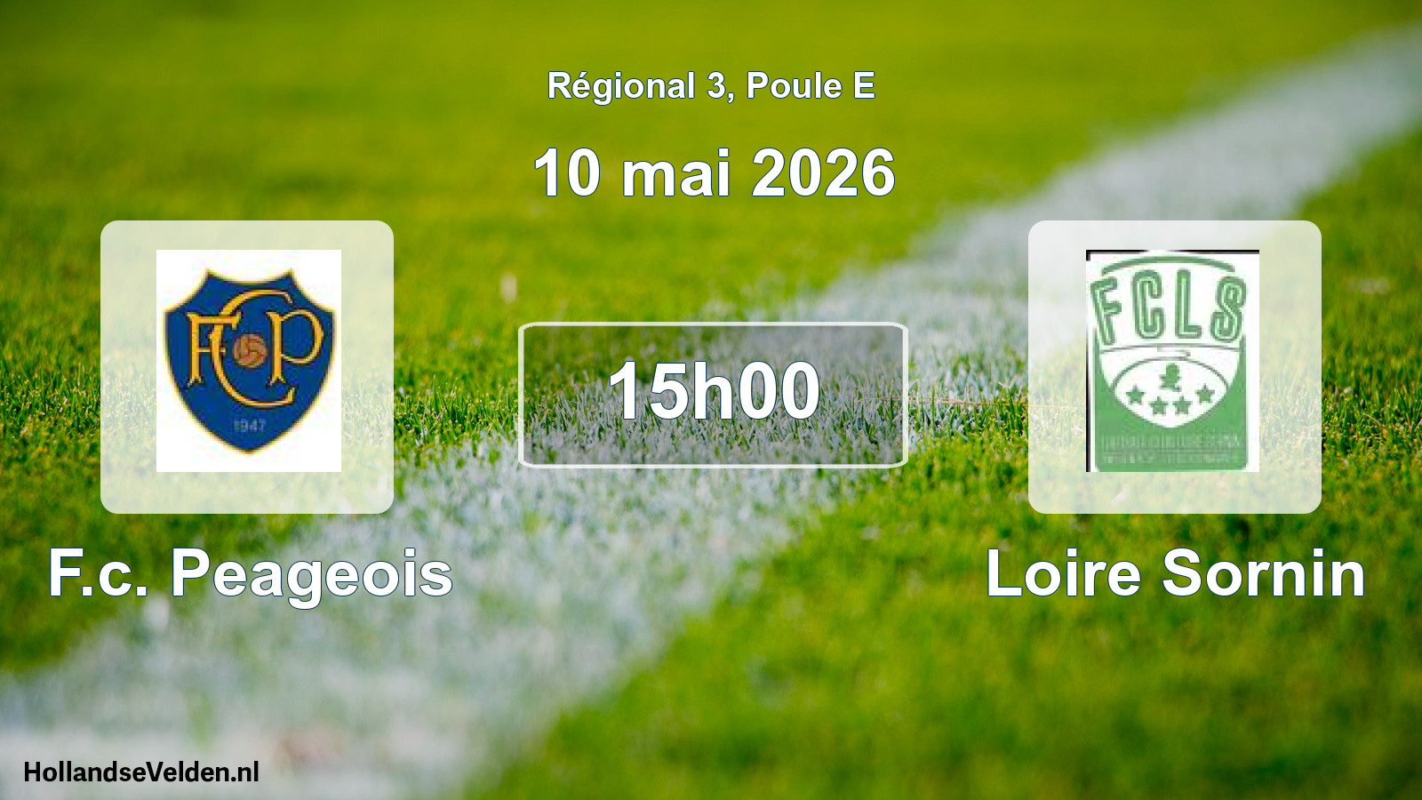 Scheduled Match: F.c. Peageois - Loire Sornin (10 May 2026)