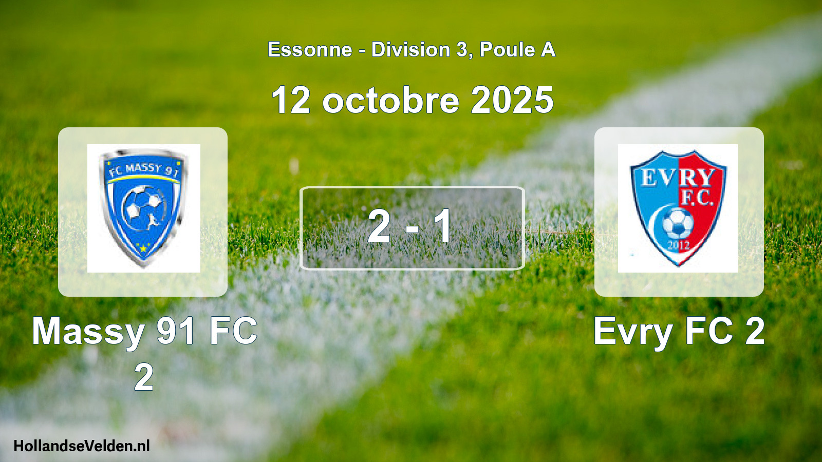 Total number of matches played: Massy 91 FC 2 - Evry FC 2 2 - 1 (12 October 2025)