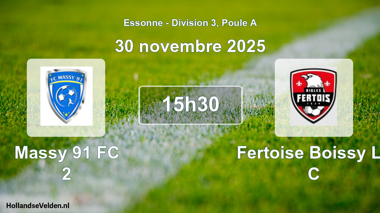 Scheduled Match: Massy 91 FC 2 - Fertoise Boissy Le C (30 November 2025)