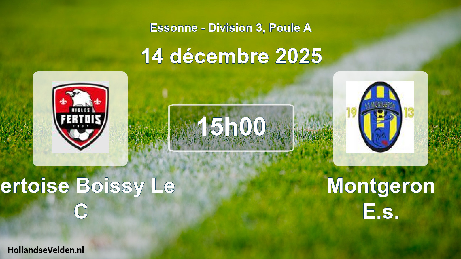 Scheduled Match: Fertoise Boissy Le C - Montgeron E.s. (14 December 2025)