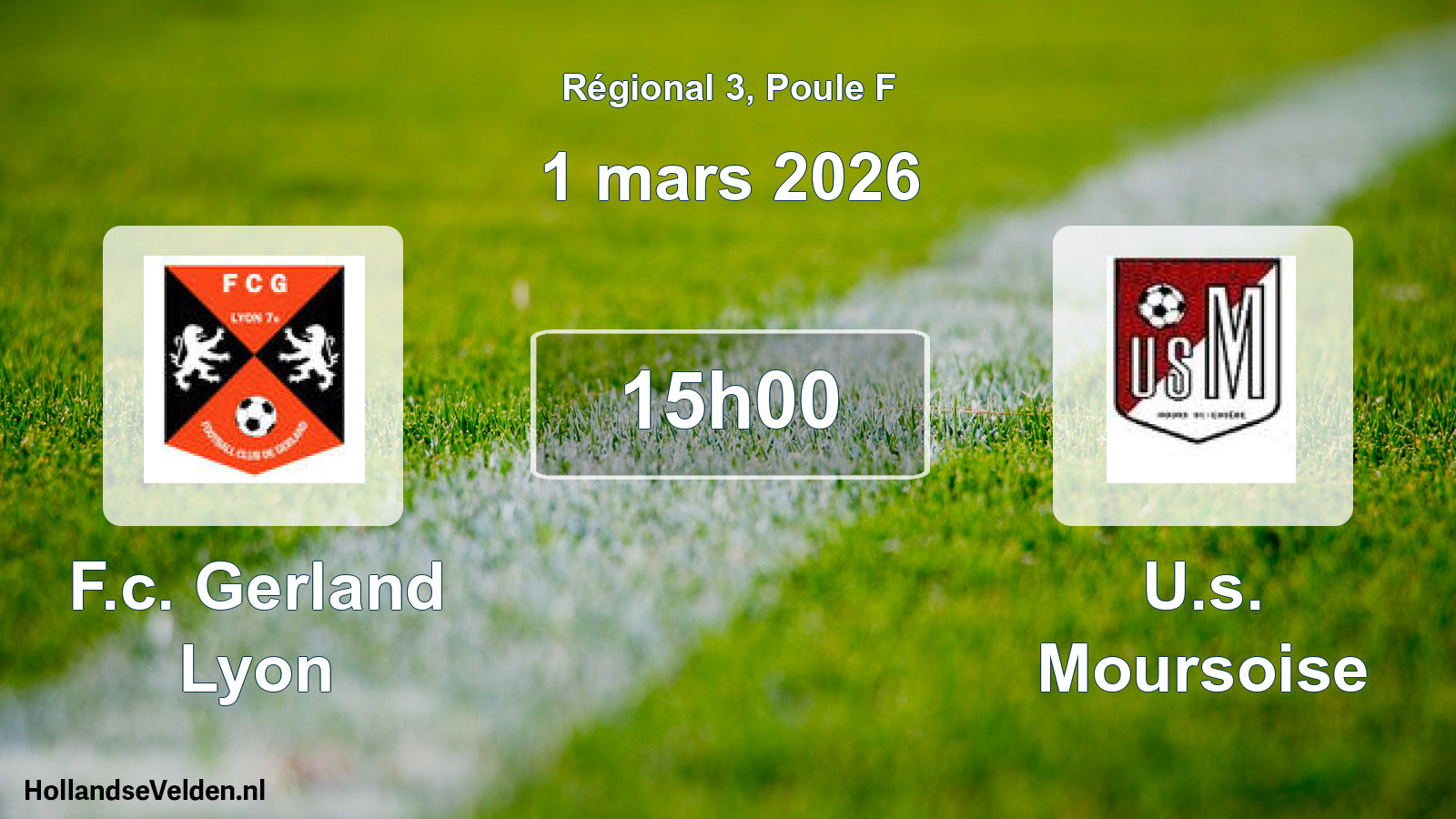 Scheduled Match: F.c. Gerland Lyon - U.s. Moursoise (1 March 2026)