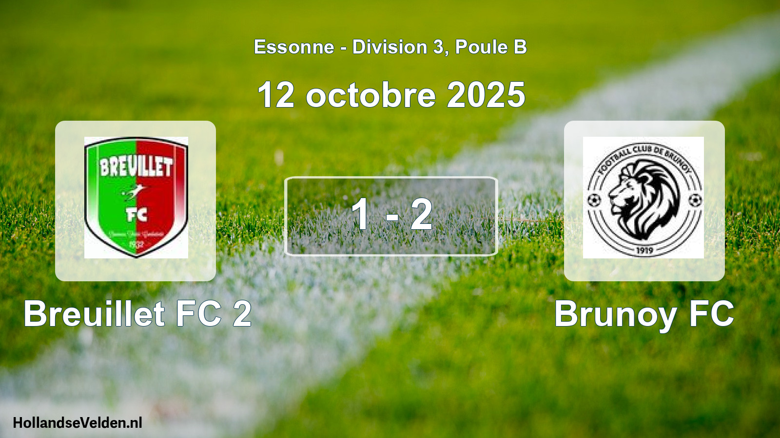 Total number of matches played: Breuillet FC 2 - Brunoy FC 1 - 2 (12 October 2025)