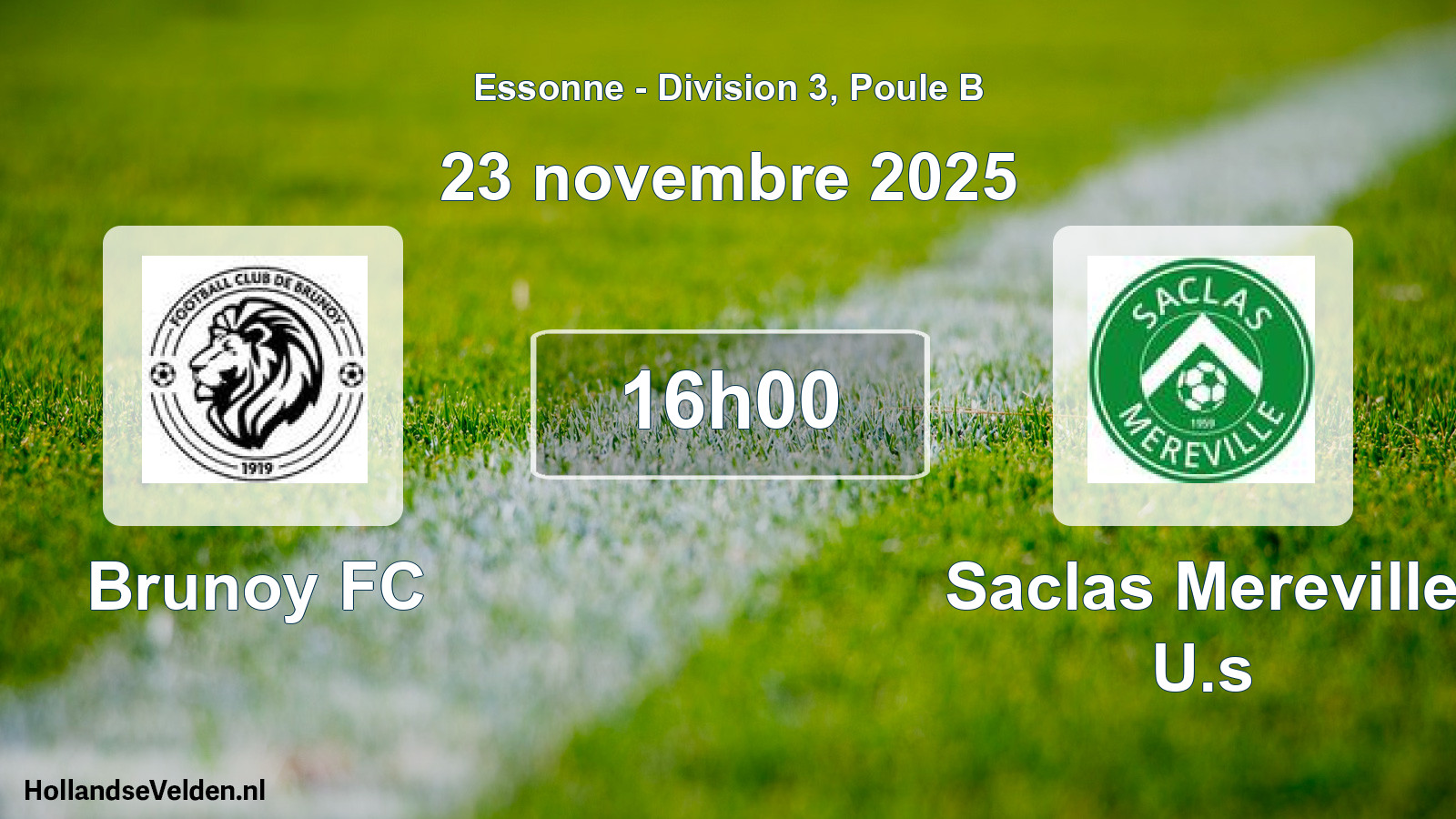 Scheduled Match: Brunoy FC - Saclas Mereville U.s (23 November 2025)