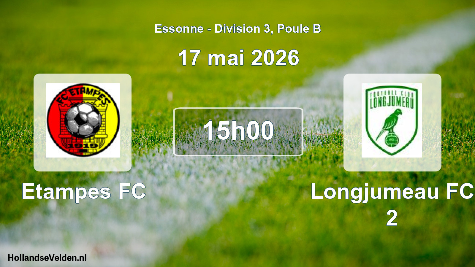 Scheduled Match: Etampes FC - Longjumeau FC 2 (17 May 2026)