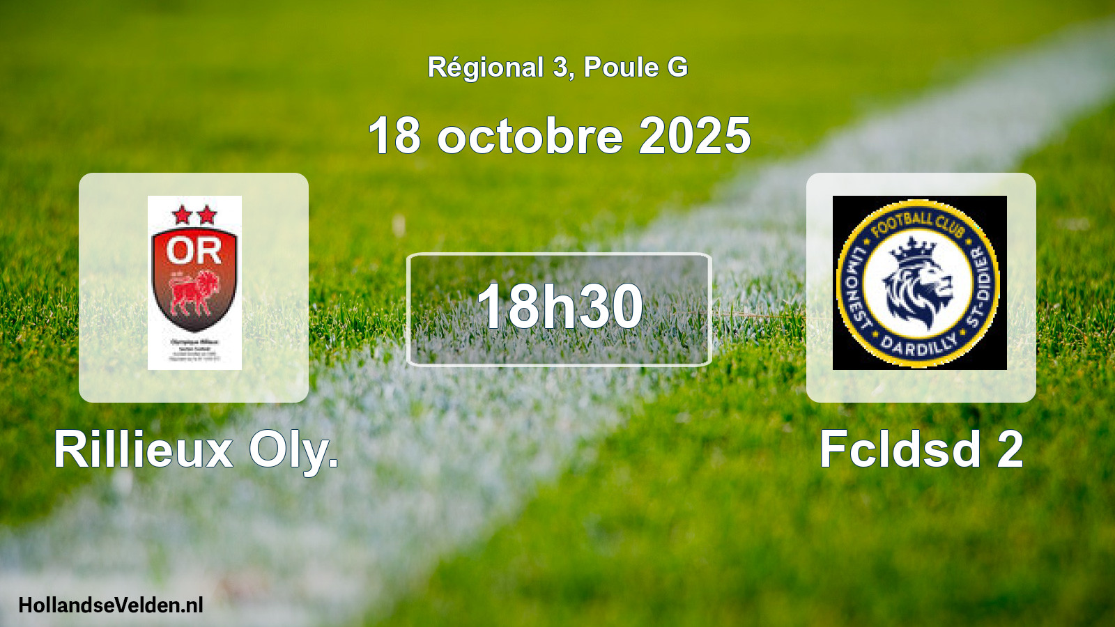 Scheduled Match: Rillieux Oly. - Fcldsd 2 (18 October 2025)