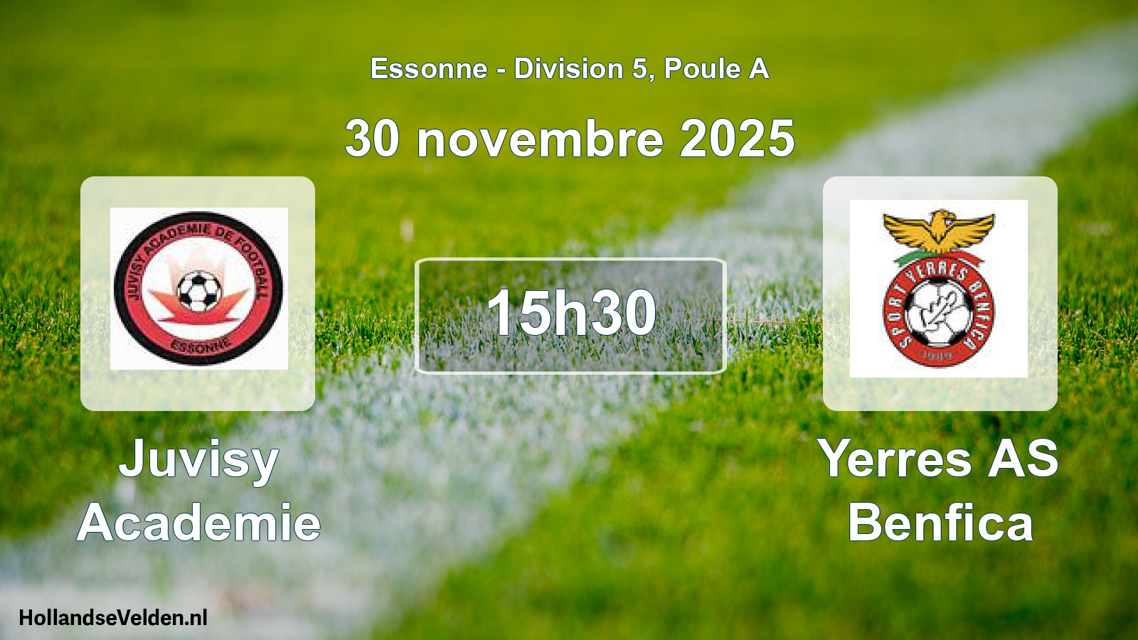 Geplande wedstrijd: Juvisy Academie - Yerres AS Benfica (30 november 2025)