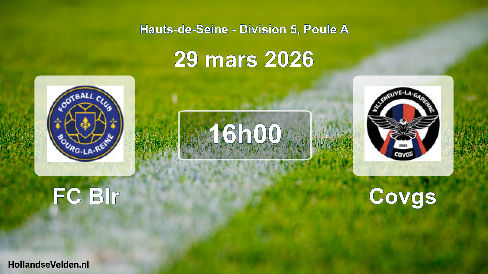 Scheduled Match: FC Blr - Covgs (29 March 2026)