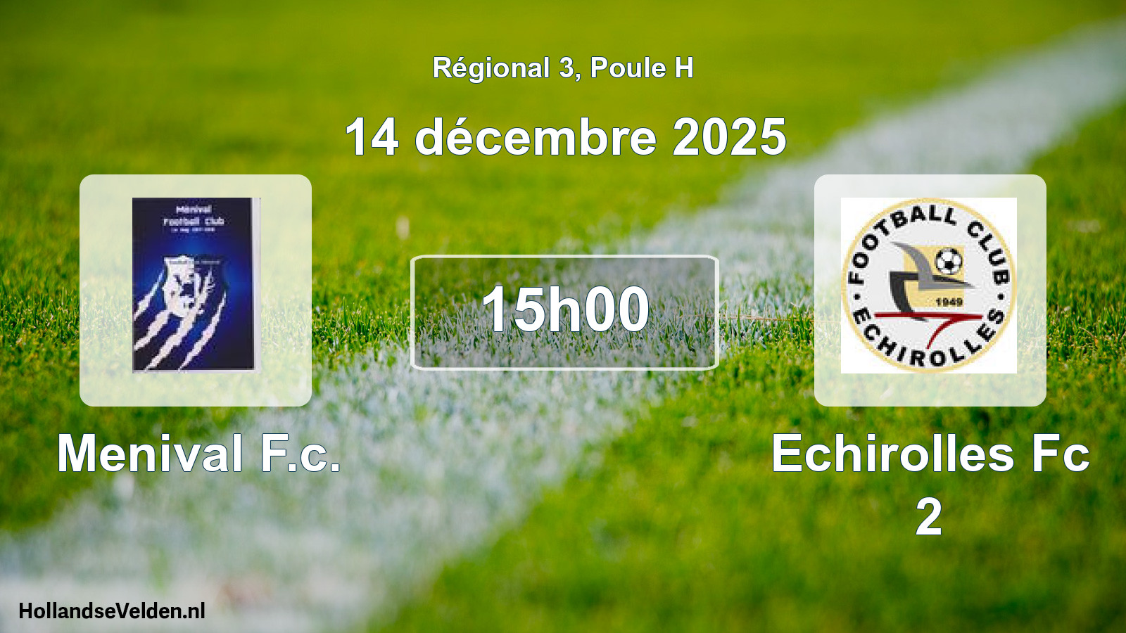 Scheduled Match: Menival F.c. - Echirolles Fc 2 (14 December 2025)