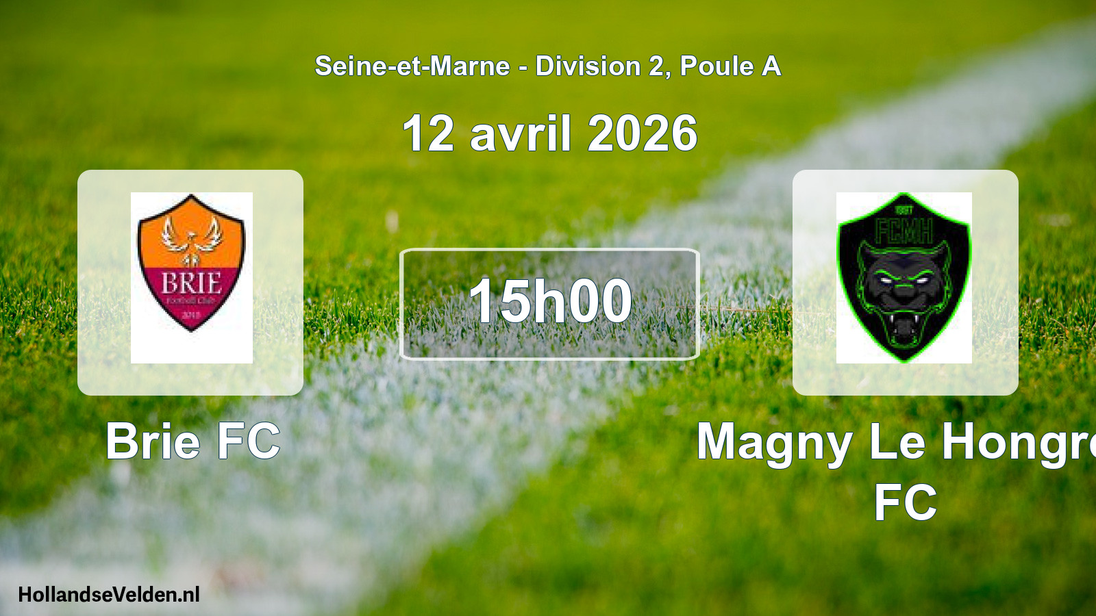 Scheduled Match: Brie FC - Magny Le Hongre FC (12 April 2026)