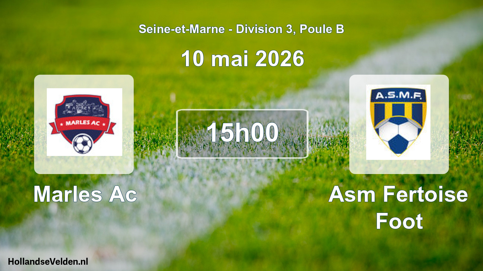 Scheduled Match: Marles Ac - Asm Fertoise Foot (10 May 2026)