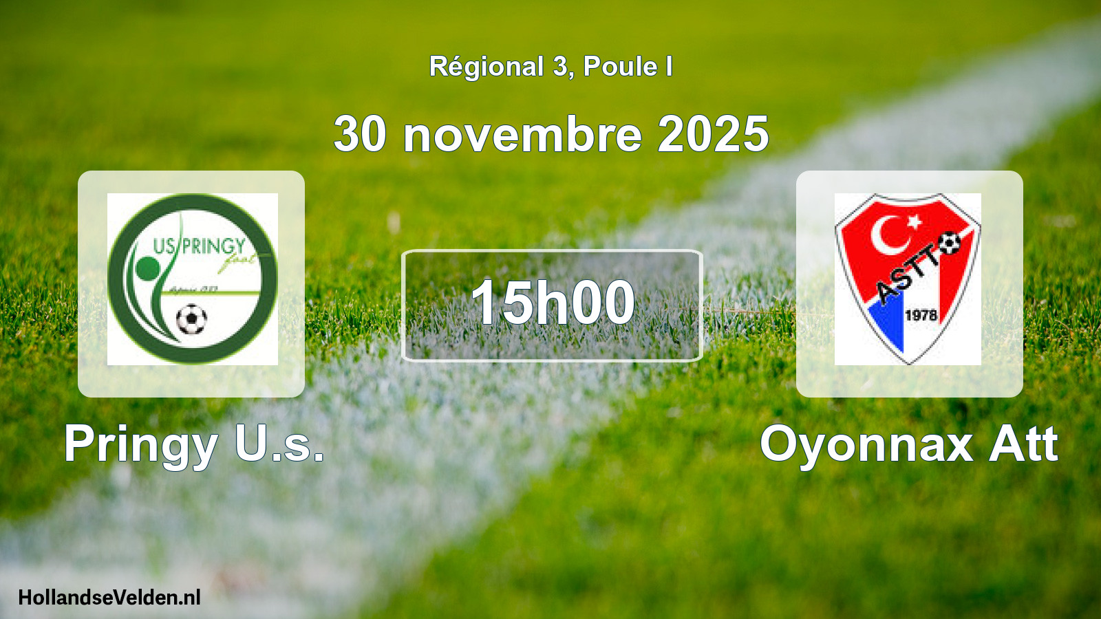 Geplande wedstrijd: Pringy U.s. - Oyonnax Att (30 november 2025)