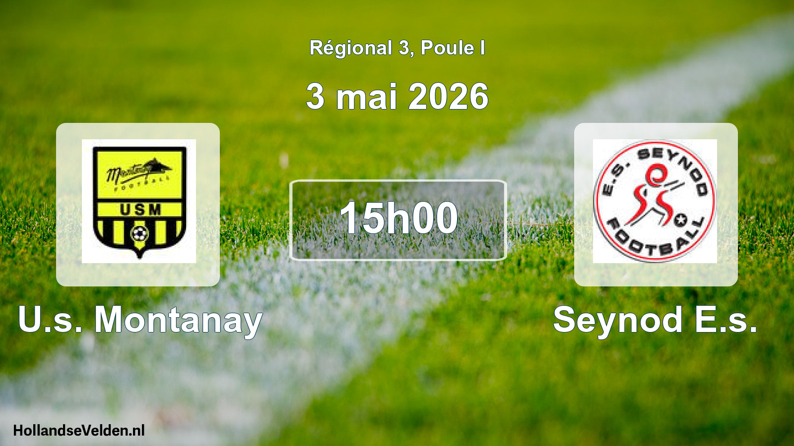 Scheduled Match: U.s. Montanay - Seynod E.s. (3 May 2026)