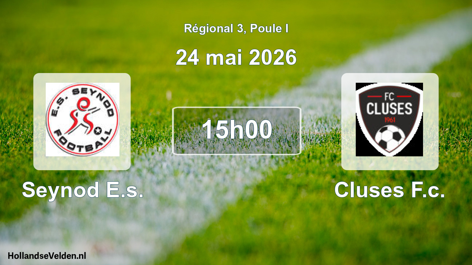 Scheduled Match: Seynod E.s. - Cluses F.c. (24 May 2026)