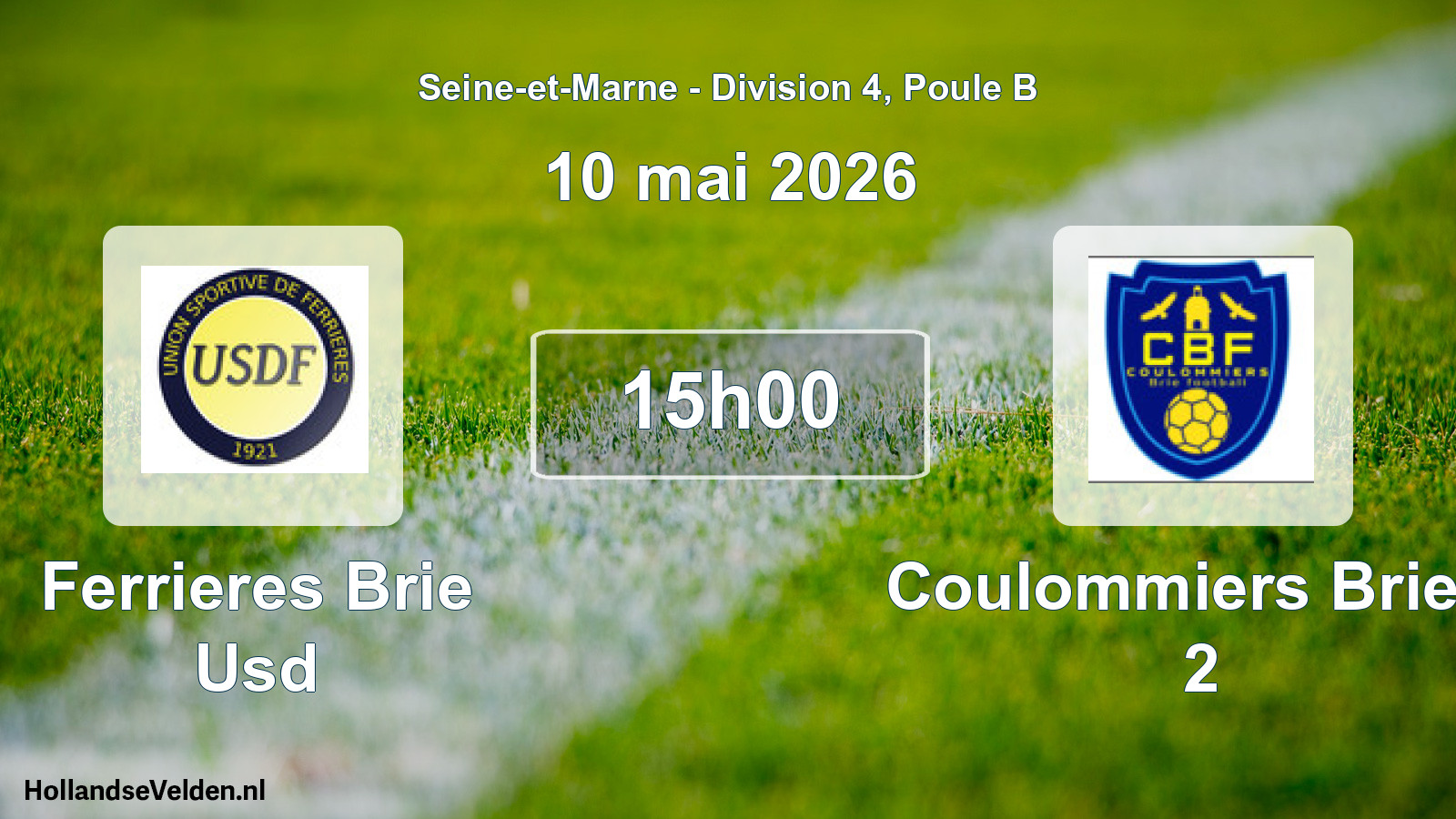 Scheduled Match: Ferrieres Brie Usd - Coulommiers Brie F 2 (10 May 2026)