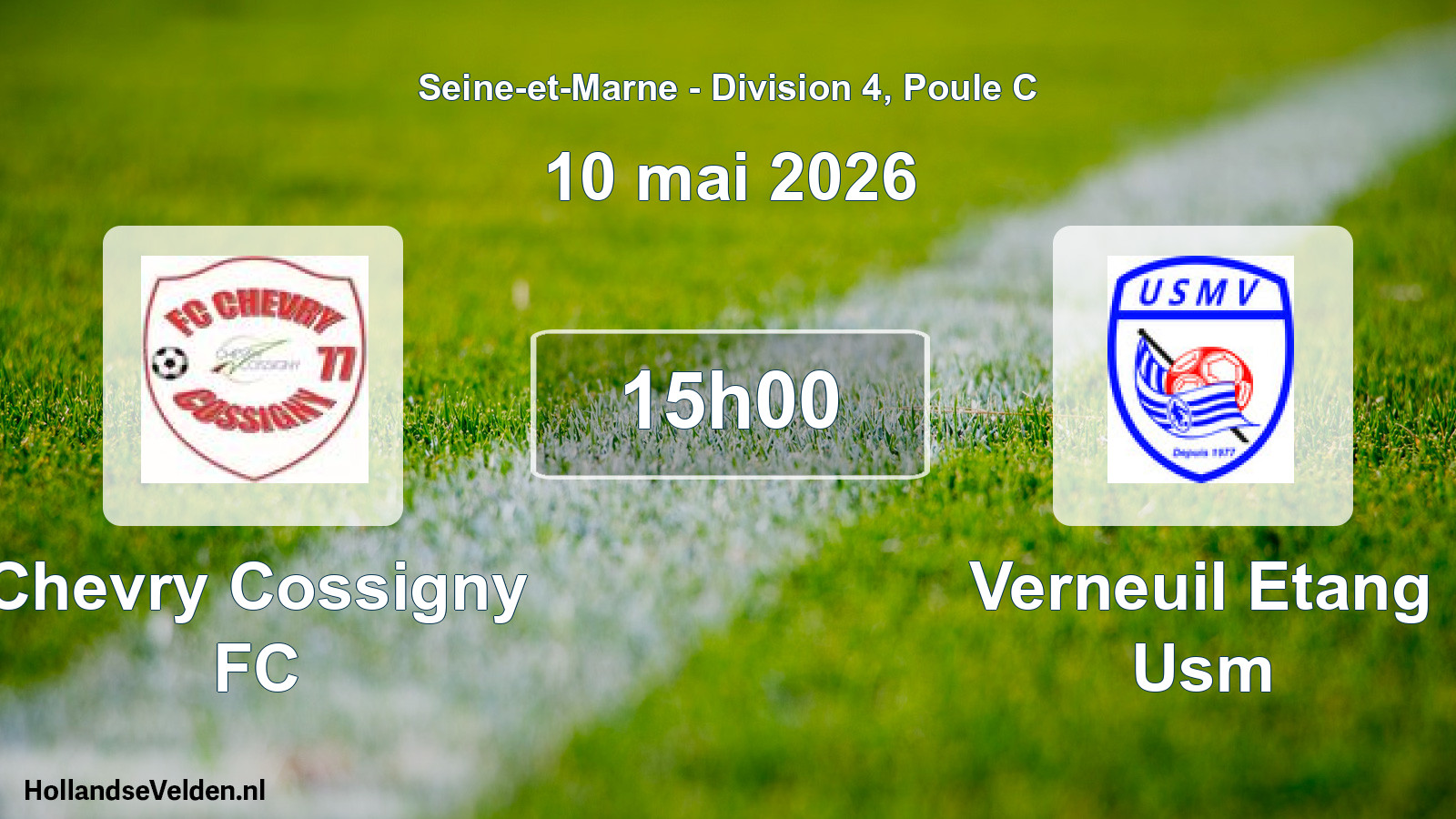 Scheduled Match: Chevry Cossigny FC - Verneuil Etang Usm (10 May 2026)