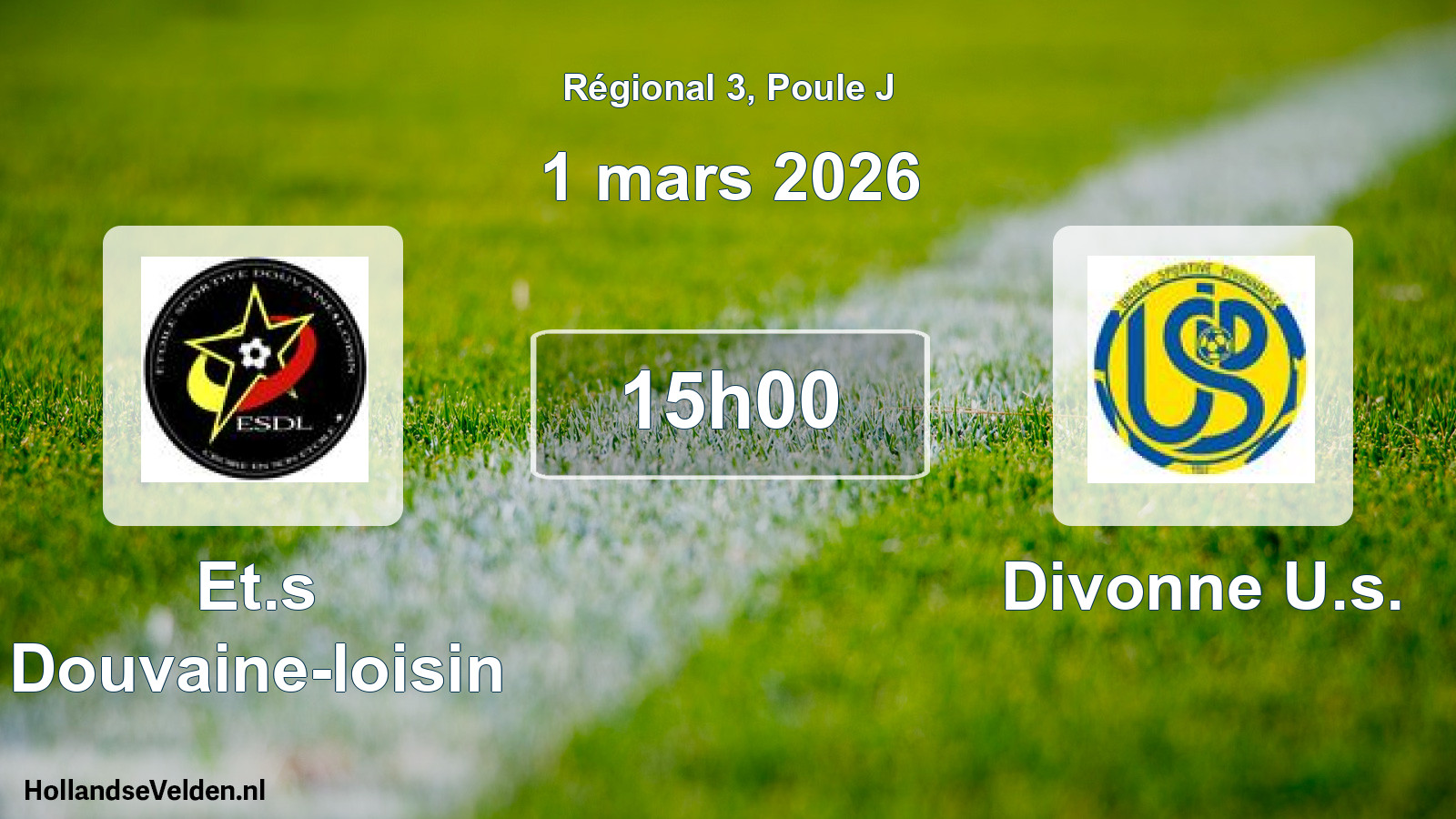 Geplande wedstrijd: Et.s Douvaine-loisin - Divonne U.s. (1 maart 2026)