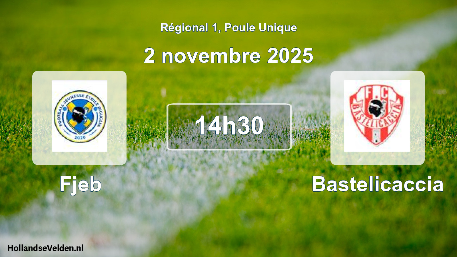 Scheduled Match: Fjeb - Bastelicaccia (2 November 2025)