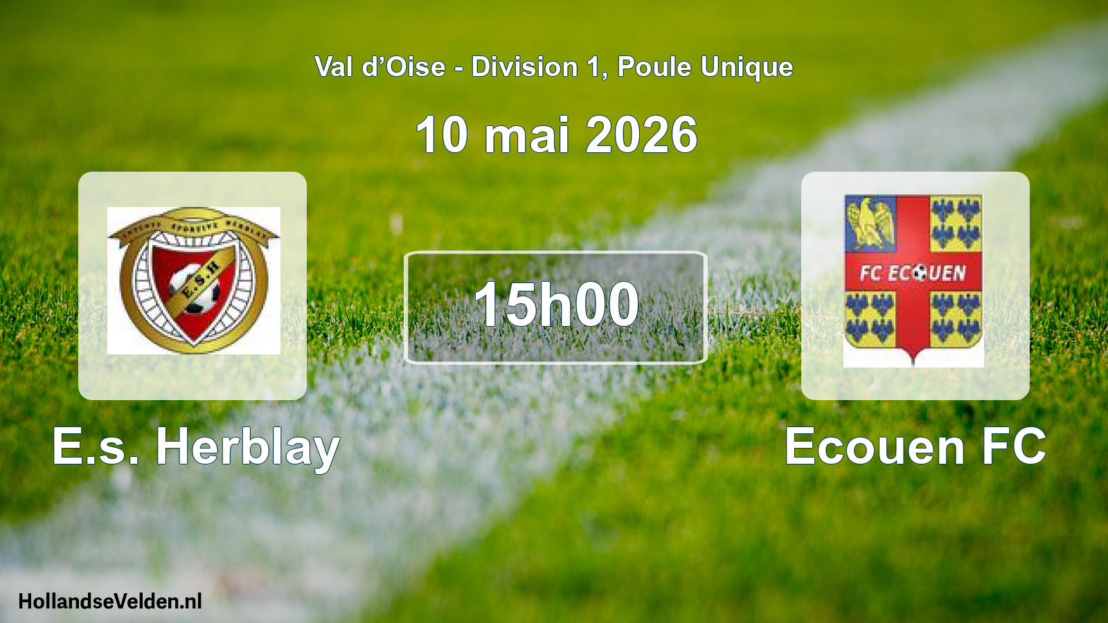Match programmé: E.s. Herblay - Ecouen FC (10 mai 2026)