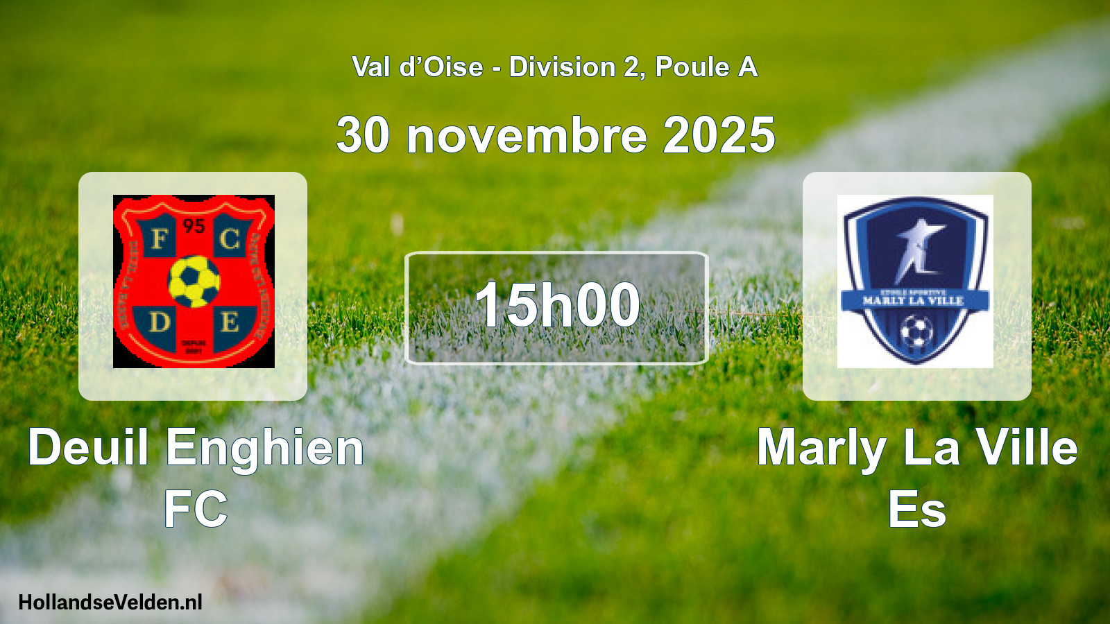 Scheduled Match: Deuil Enghien FC - Marly La Ville Es (30 November 2025)