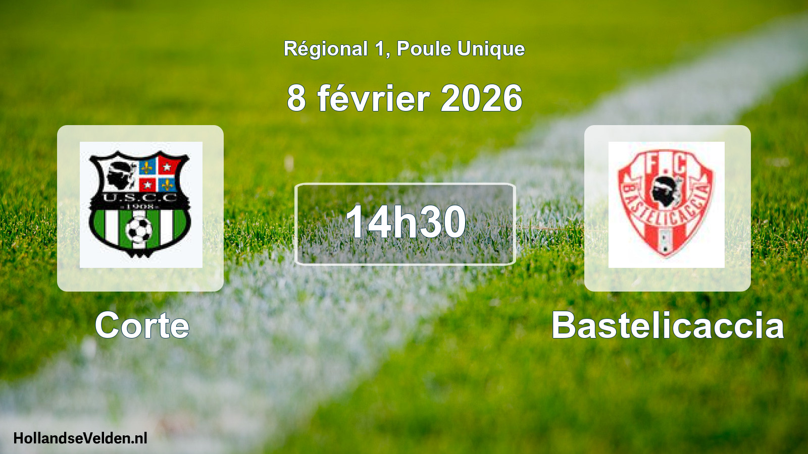 Scheduled Match: Corte - Bastelicaccia (8 February 2026)