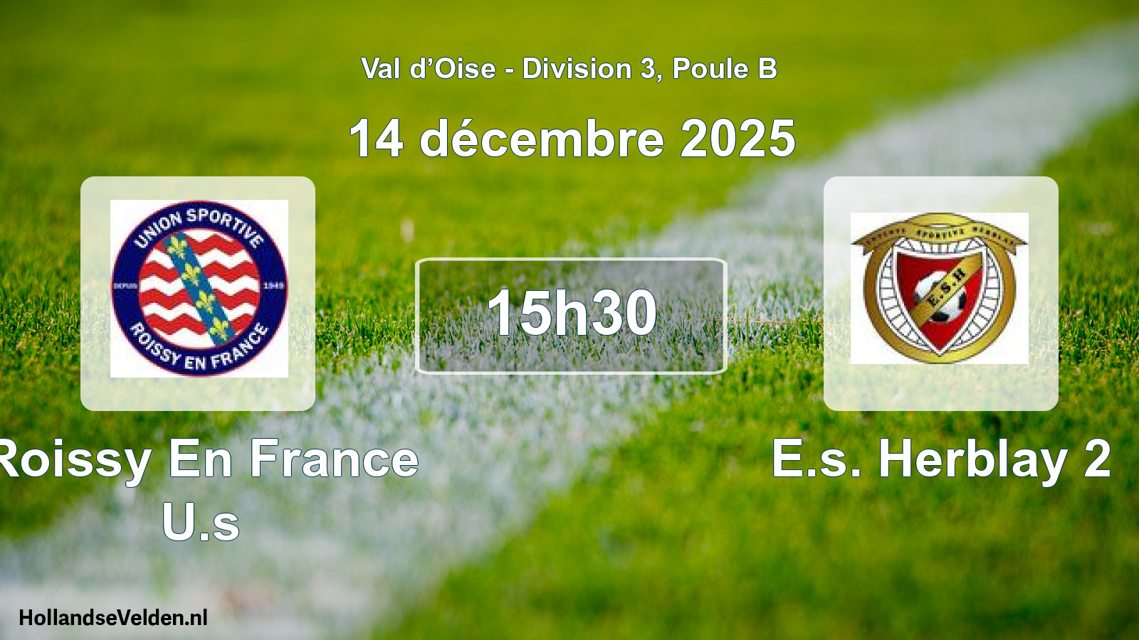 Match programmé: Roissy En France U.s - E.s. Herblay 2 (14 décembre 2025)
