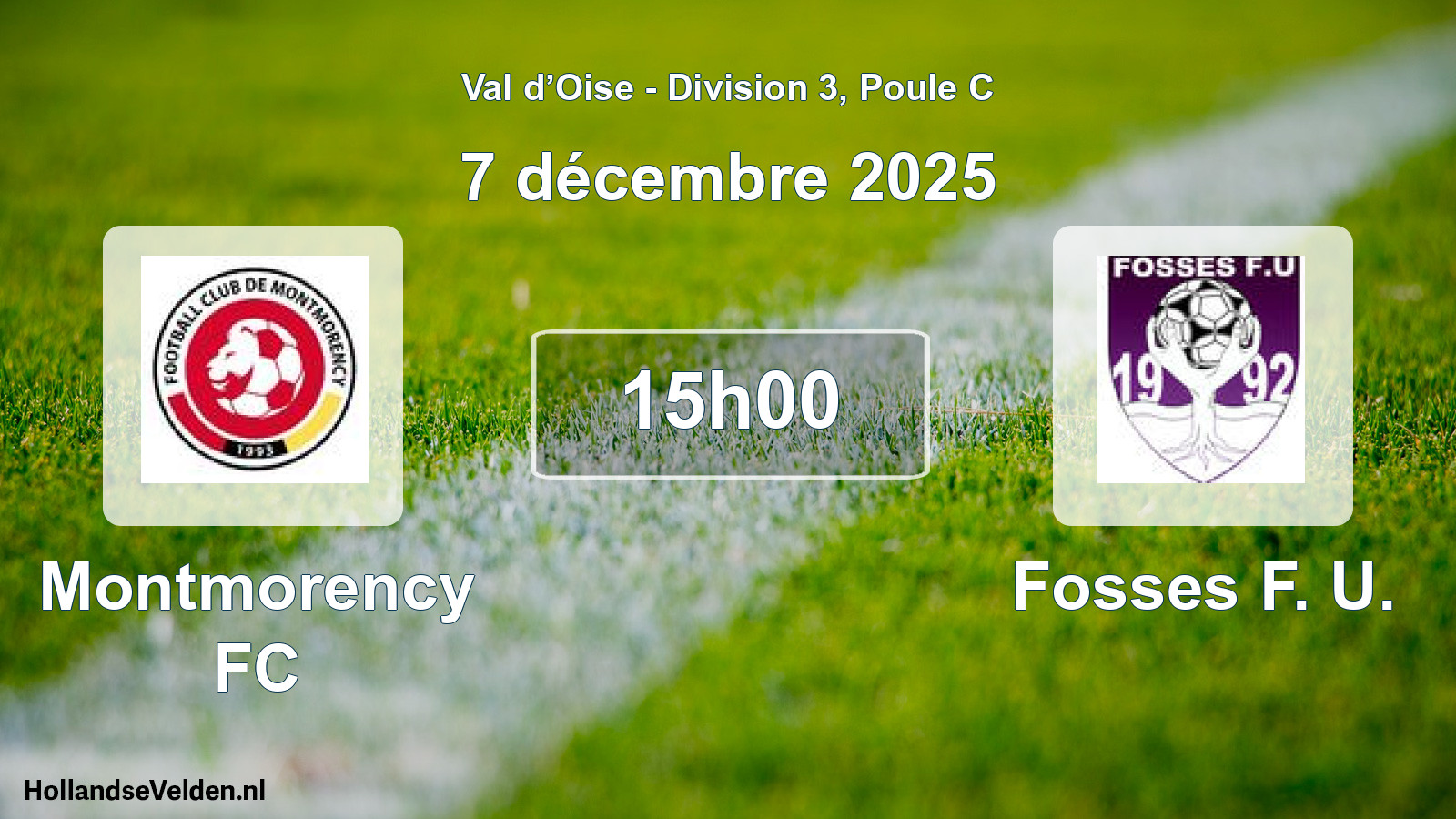 Geplande wedstrijd: Montmorency FC - Fosses F. U. (7 december 2025)
