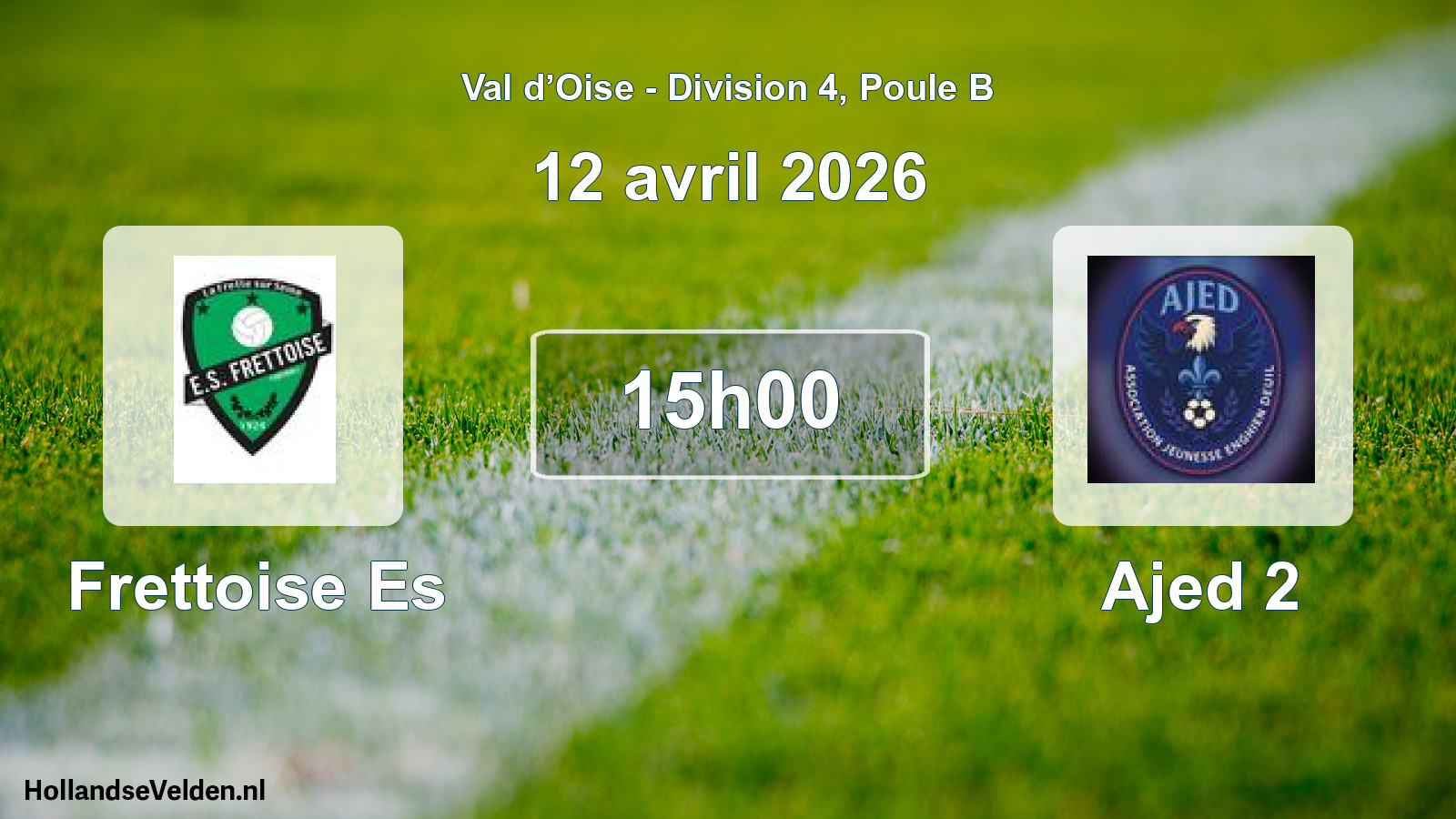 Scheduled Match: Frettoise Es - Ajed 2 (12 April 2026)