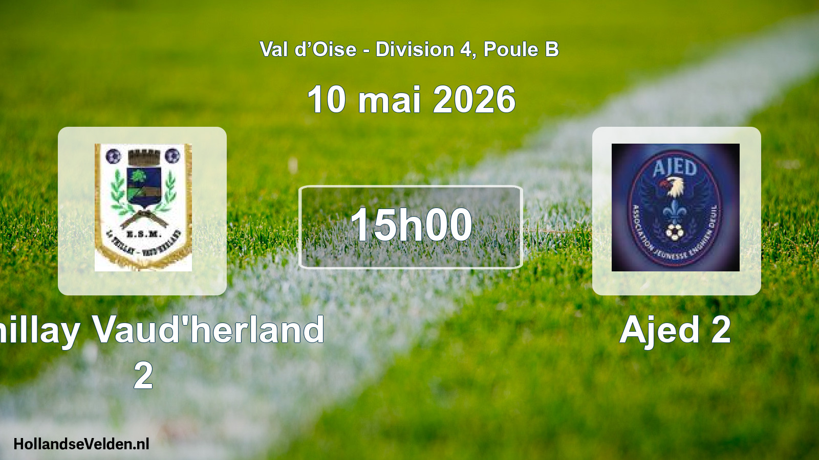 Scheduled Match: Thillay Vaud'herland 2 - Ajed 2 (10 May 2026)